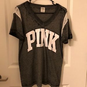 Victoria’s Secret pink shirt